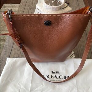 Coach Brown Duffle Shoulder Bag